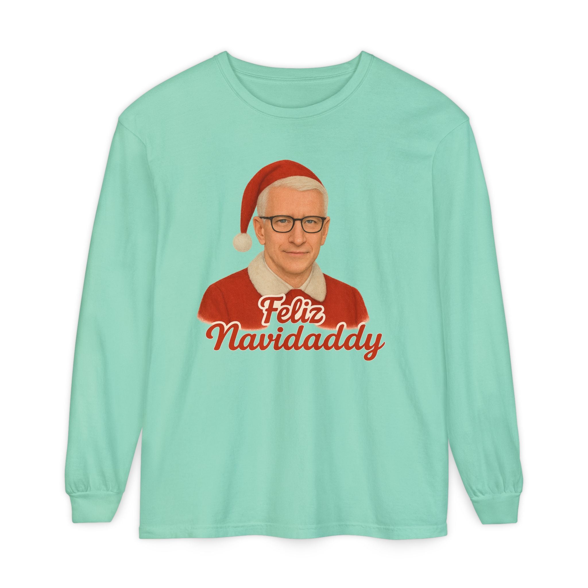 Anderson Cooper Feliz Navidaddy Long Sleeve