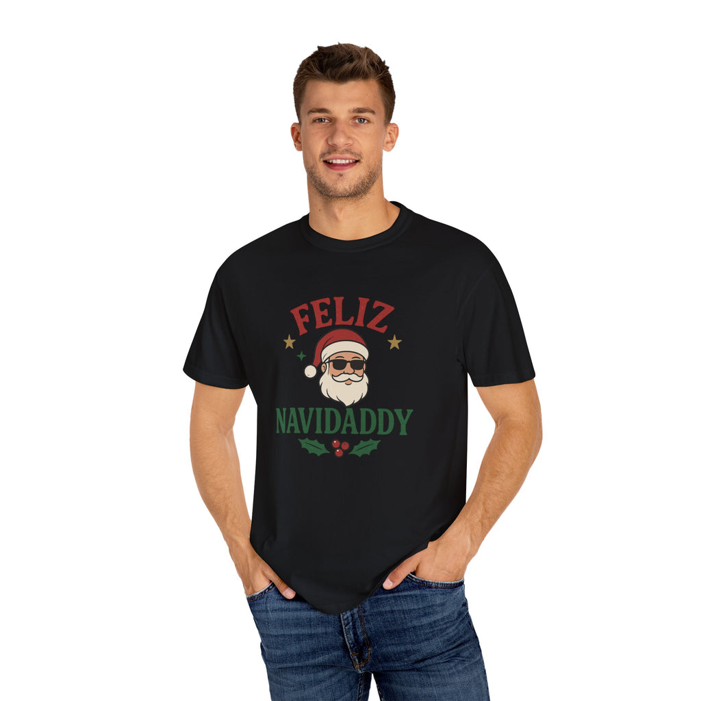 Feliz Navidaddy Mistletoe T shirt