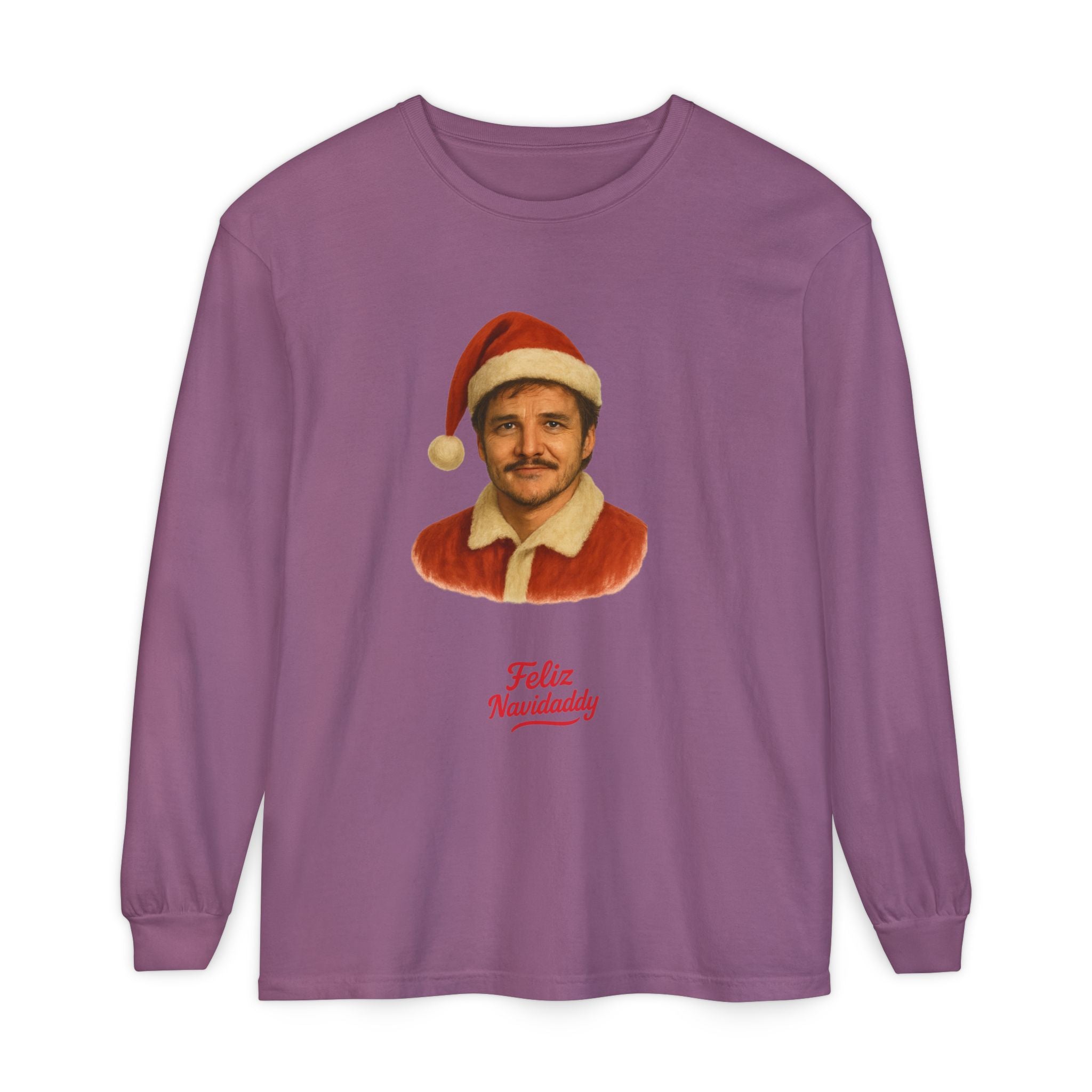 Pedro Pascal Feliz Navidaddy Long Sleeve