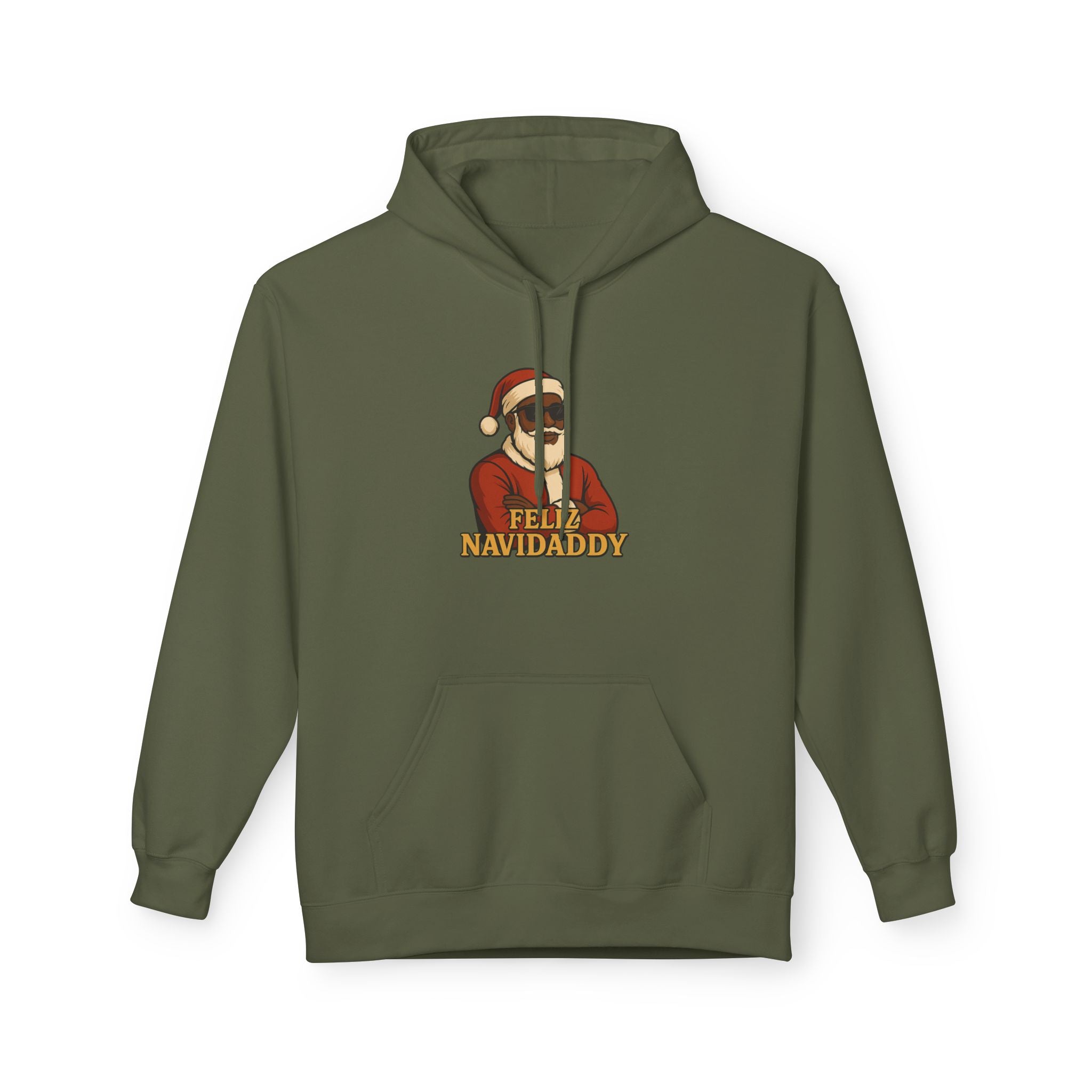 Black Santa Holiday Hoodie