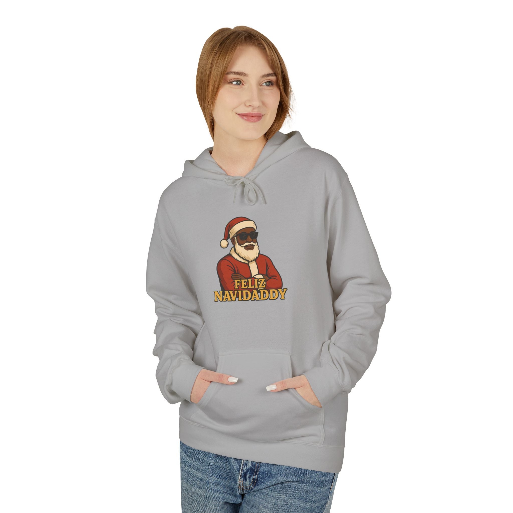 Black Santa Holiday Hoodie