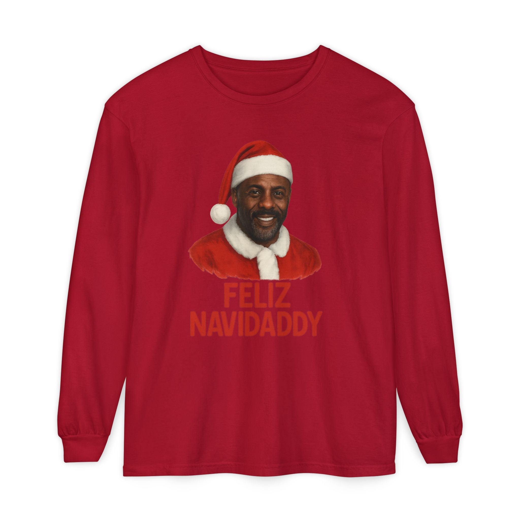 Idris Elba Feliz Navidaddy Long Sleeve