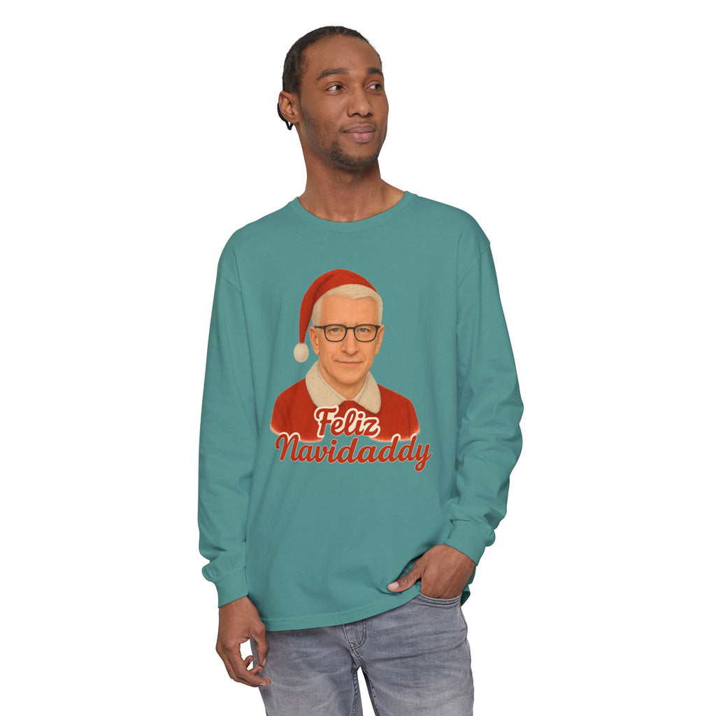 Anderson Cooper Feliz Navidaddy Long Sleeve